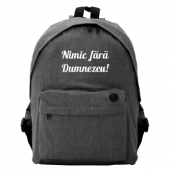Ghiozdan gri, Nimic fara Dumnezeu!